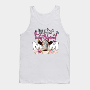 Who loves Cows Women Farmer Farm Flower Tank Top